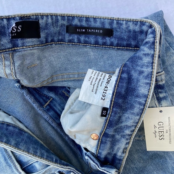 GUESS Slim Tapered Men's Jeans SZ 32 - Picture 5 of 9